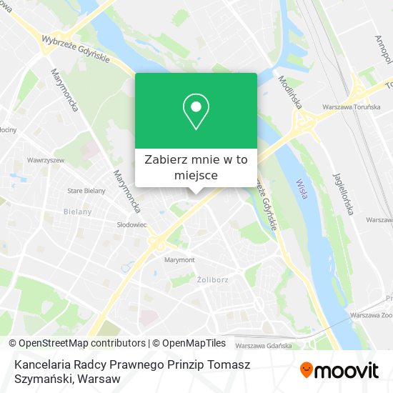 Mapa Kancelaria Radcy Prawnego Prinzip Tomasz Szymański