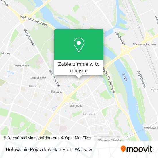 Mapa Holowanie Pojazdów Han Piotr