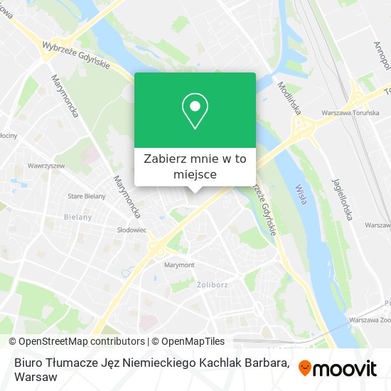 Mapa Biuro Tłumacze Jęz Niemieckiego Kachlak Barbara