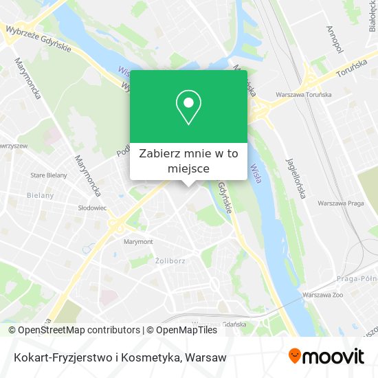 Mapa Kokart-Fryzjerstwo i Kosmetyka