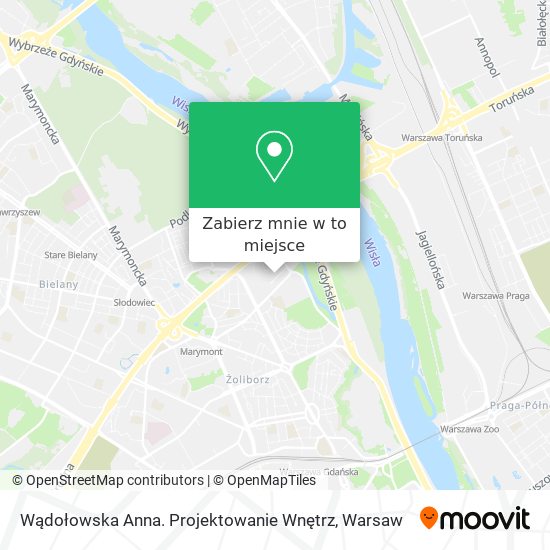 Mapa Wądołowska Anna. Projektowanie Wnętrz