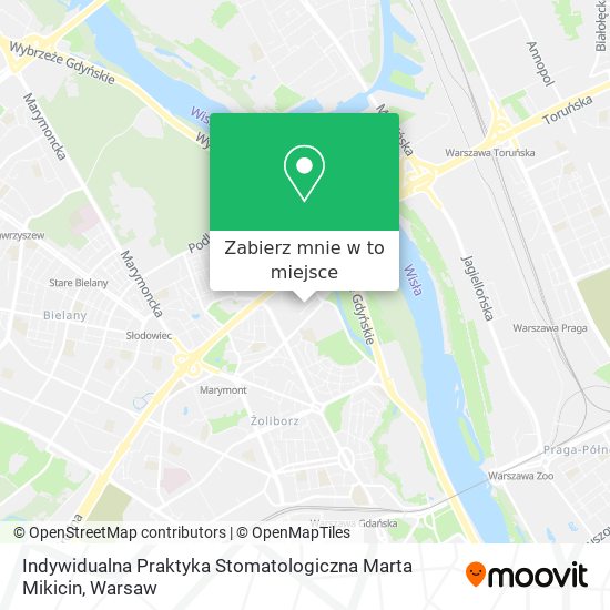 Mapa Indywidualna Praktyka Stomatologiczna Marta Mikicin