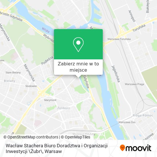 Mapa Wacław Stachera Biuro Doradztwa i Organizacji Inwestycji \Żubr\