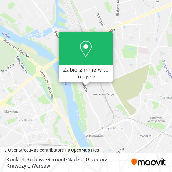 Mapa Konkret Budowa-Remont-Nadzór Grzegorz Krawczyk