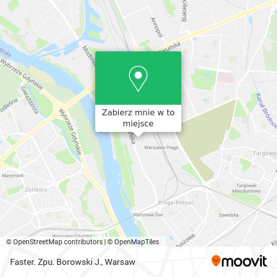 Mapa Faster. Zpu. Borowski J.