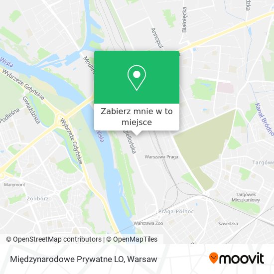 Mapa Międzynarodowe Prywatne LO