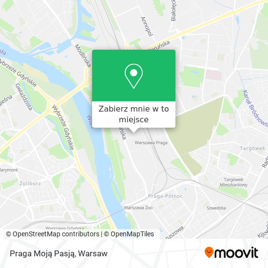 Mapa Praga Moją Pasją