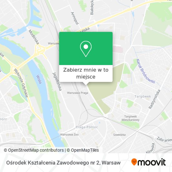 Mapa Ośrodek Kształcenia Zawodowego nr 2