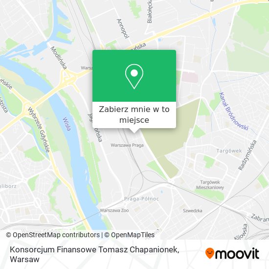 Mapa Konsorcjum Finansowe Tomasz Chapanionek