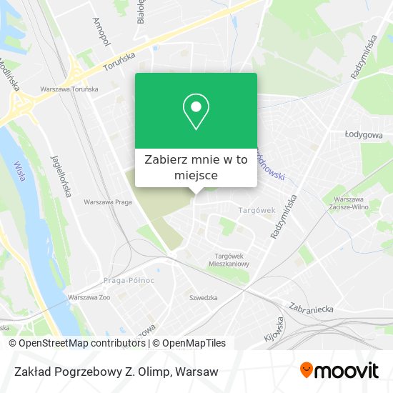 Mapa Zakład Pogrzebowy Z. Olimp