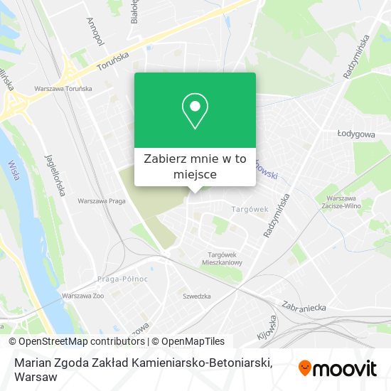 Mapa Marian Zgoda Zakład Kamieniarsko-Betoniarski