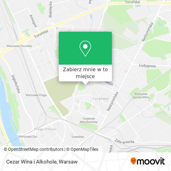 Mapa Cezar Wina i Alkohole