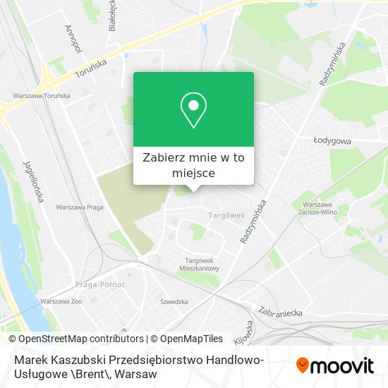 Mapa Marek Kaszubski Przedsiębiorstwo Handlowo-Usługowe \Brent\