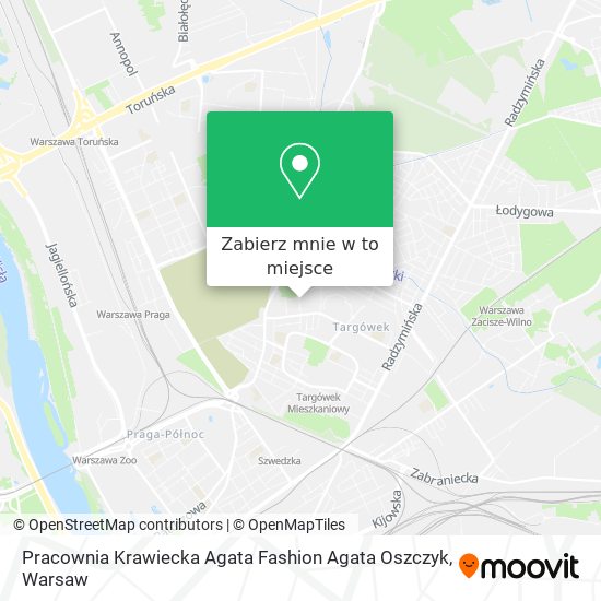 Mapa Pracownia Krawiecka Agata Fashion Agata Oszczyk