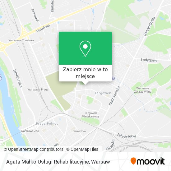 Mapa Agata Małko Usługi Rehabilitacyjne