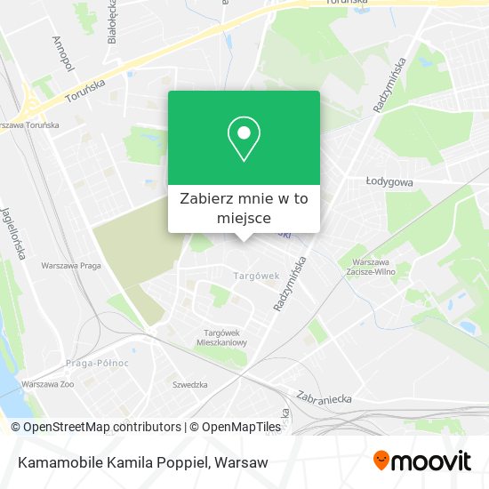 Mapa Kamamobile Kamila Poppiel