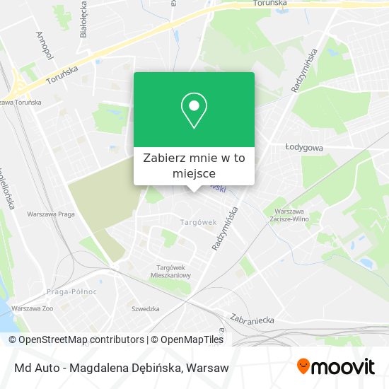 Mapa Md Auto - Magdalena Dębińska