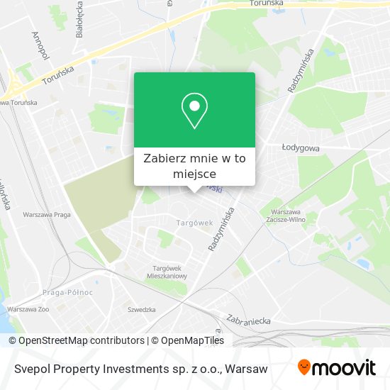 Mapa Svepol Property Investments sp. z o.o.