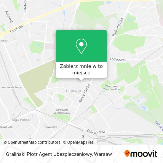 Mapa Graliński Piotr Agent Ubezpieczeniowy