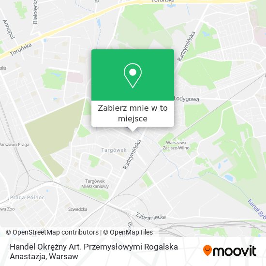 Mapa Handel Okrężny Art. Przemysłowymi Rogalska Anastazja