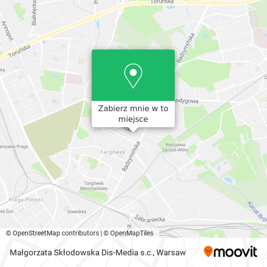 Mapa Małgorzata Skłodowska Dis-Media s.c.