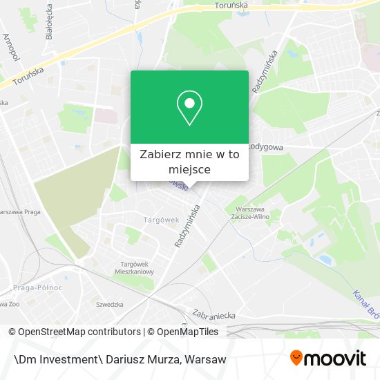 Mapa \Dm Investment\ Dariusz Murza