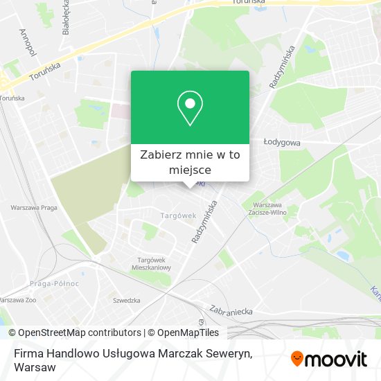 Mapa Firma Handlowo Usługowa Marczak Seweryn