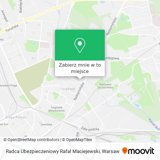 Mapa Radca Ubezpieczeniowy Rafał Maciejewski