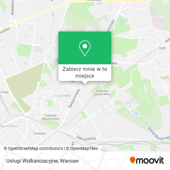 Mapa Usługi Wulkanizacyjne