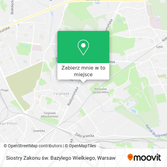 Mapa Siostry Zakonu św. Bazylego Wielkiego