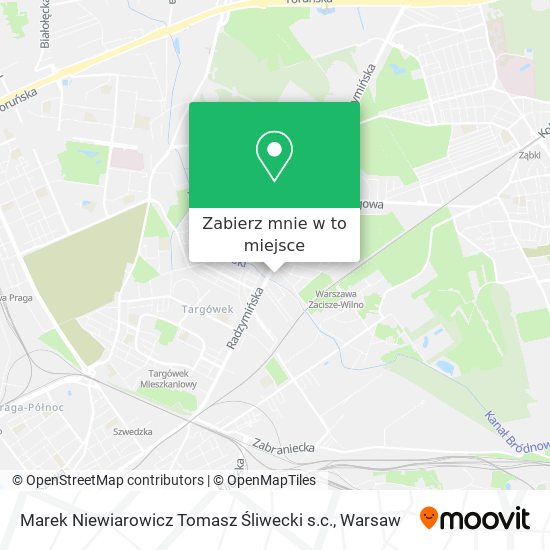 Mapa Marek Niewiarowicz Tomasz Śliwecki s.c.