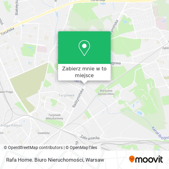 Mapa Rafa Home. Biuro Nieruchomości