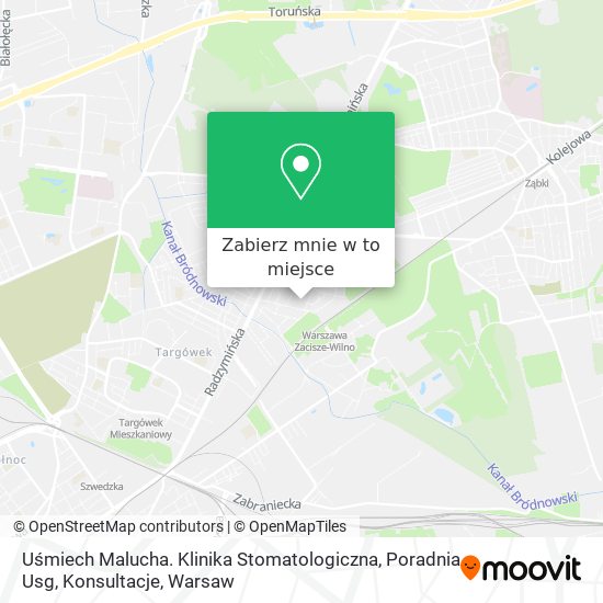 Mapa Uśmiech Malucha. Klinika Stomatologiczna, Poradnia Usg, Konsultacje