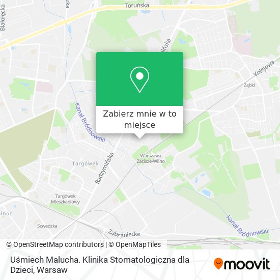 Mapa Uśmiech Malucha. Klinika Stomatologiczna dla Dzieci