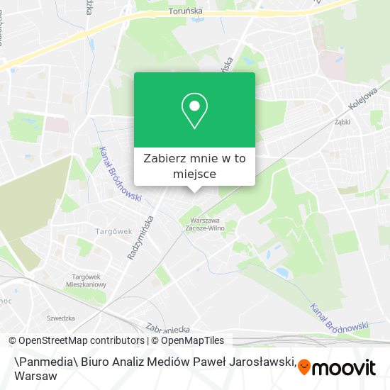 Mapa \Panmedia\ Biuro Analiz Mediów Paweł Jarosławski