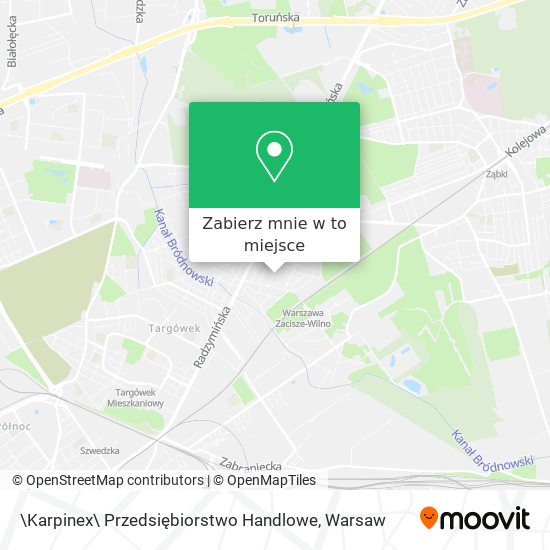 Mapa \Karpinex\ Przedsiębiorstwo Handlowe