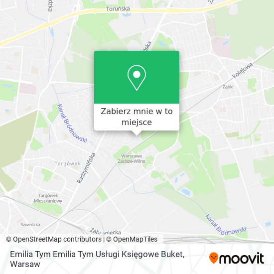 Mapa Emilia Tym Emilia Tym Usługi Księgowe Buket