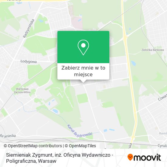 Mapa Siemieniak Zygmunt, inż. Oficyna Wydawniczo - Poligraficzna