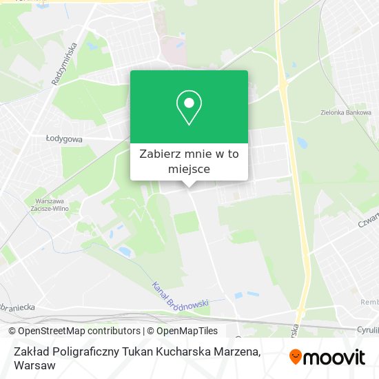 Mapa Zakład Poligraficzny Tukan Kucharska Marzena