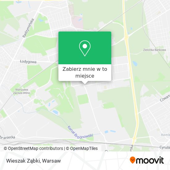 Mapa Wieszak Ząbki