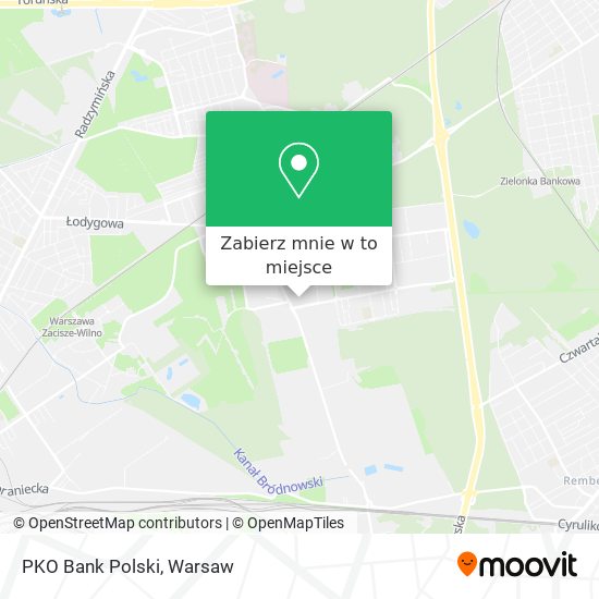 Mapa PKO Bank Polski