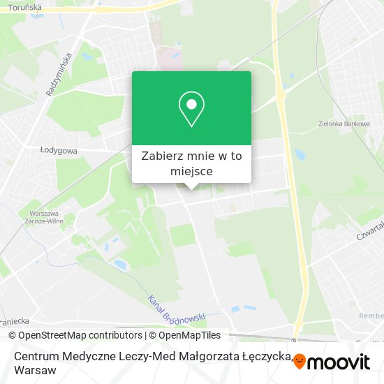 Mapa Centrum Medyczne Leczy-Med Małgorzata Łęczycka