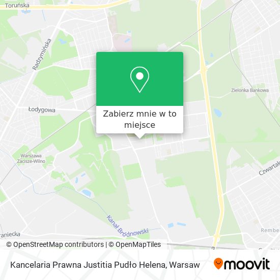 Mapa Kancelaria Prawna Justitia Pudło Helena