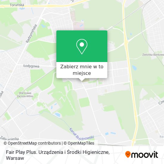 Mapa Fair Play Plus. Urządzenia i Środki Higieniczne