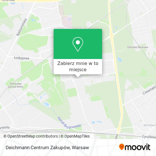 Mapa Deichmann Centrum Zakupów