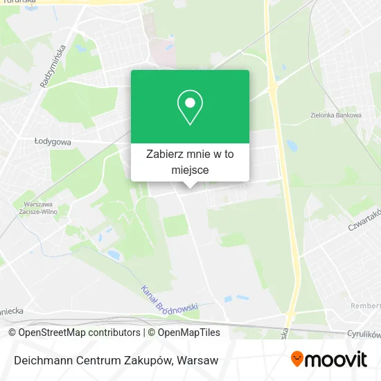 Mapa Deichmann Centrum Zakupów