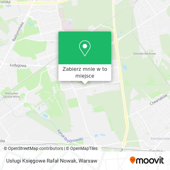 Mapa Usługi Księgowe Rafał Nowak