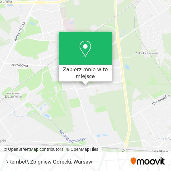 Mapa \Rembet\ Zbigniew Górecki