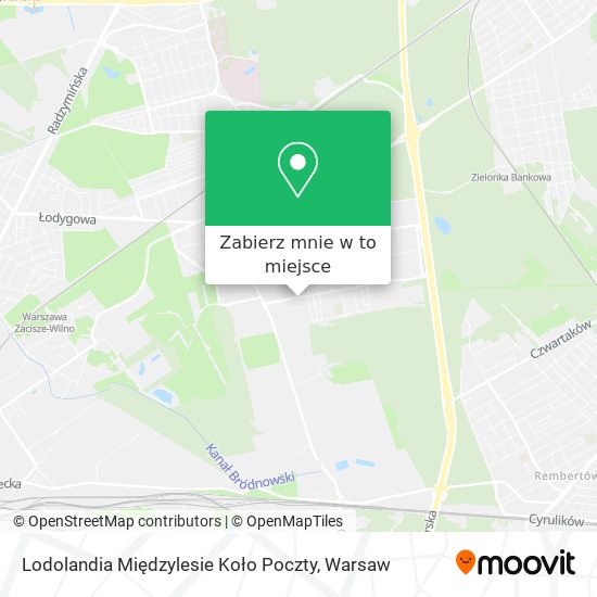 Mapa Lodolandia Międzylesie Koło Poczty