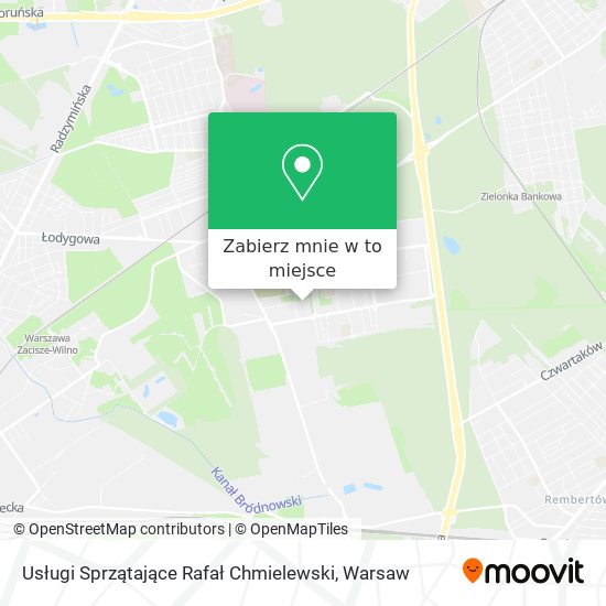 Mapa Usługi Sprzątające Rafał Chmielewski